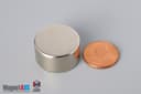 15/16" dia. x 1/2" N45 Neodymium Disc Magnet - photo 1