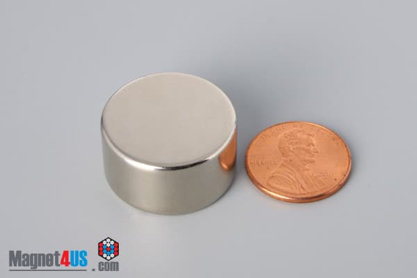 15/16" dia. x 1/2" N45 Neodymium Disc Magnet