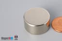 15/16" dia. x 1/2" N45 Neodymium Disc Magnet - photo 3