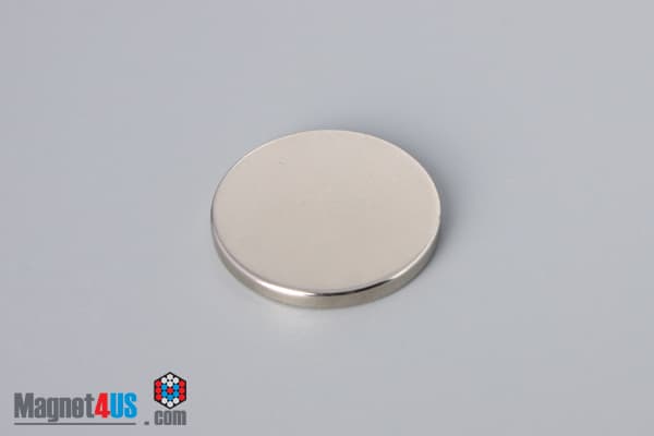 15/16" dia. x 1/10" N45 Neodymium Disc Magnet - photo 2