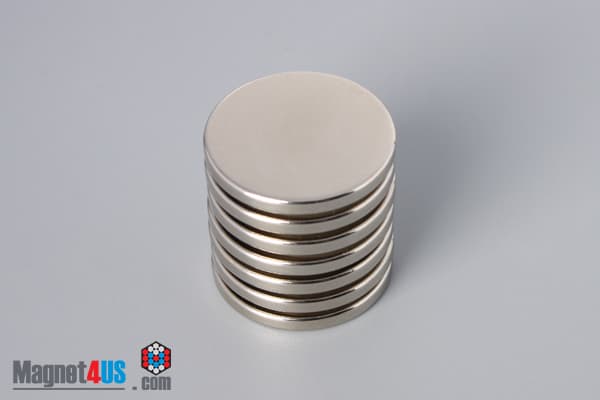 15/16" dia. x 1/10" N45 Neodymium Disc Magnet - photo 4