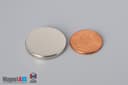 15/16" dia. x 1/8" N45 Neodymium Disc Magnet - photo 1