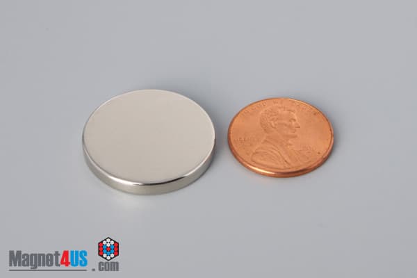 15/16" dia. x 1/8" N45 Neodymium Disc Magnet