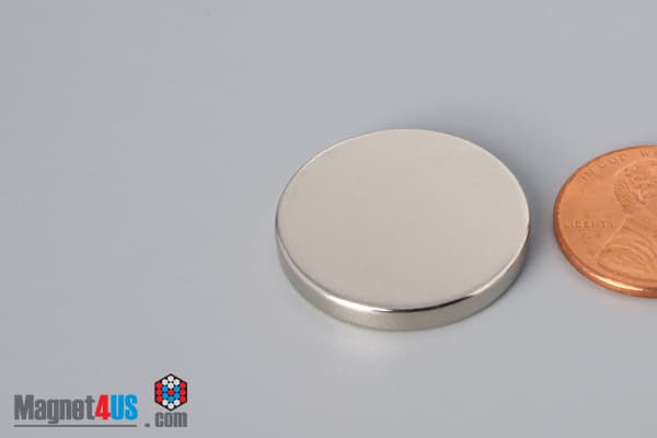 15/16" dia. x 1/8" N45 Neodymium Disc Magnet - photo 3