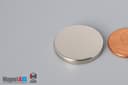 15/16" dia. x 1/8" N45 Neodymium Disc Magnet - photo 3