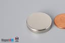 15/16" dia. x 2/10" N45 Neodymium Disc Magnet - photo 3