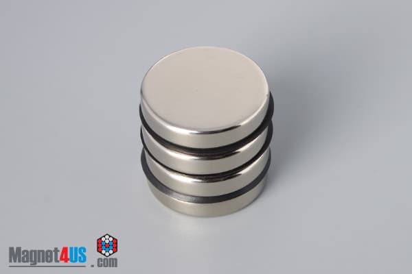 15/16" dia. x 2/10" N45 Neodymium Disc Magnet - photo 4