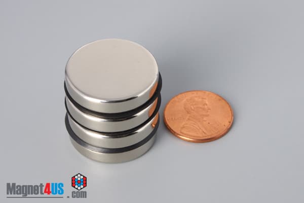 15/16" dia. x 2/10" N45 Neodymium Disc Magnet - photo 5