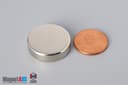 15/16" dia. x 1/4" N45 Neodymium Disc Magnet - photo 1