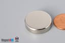 15/16" dia. x 1/4" N45 Neodymium Disc Magnet - photo 3