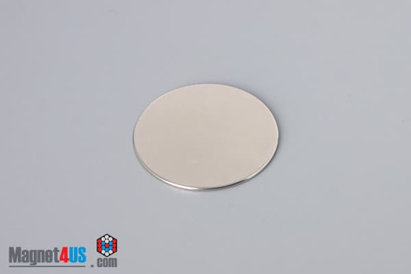 1" dia. x 1/32" N40 Neodymium Disc Magnet - photo 2