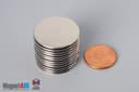 1" dia. x 1/32" N40 Neodymium Disc Magnet - photo 5