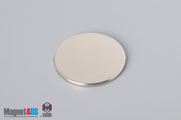 1" dia. x 1/16" N40 Neodymium Disc Magnet - photo 2