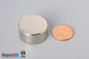 1" dia. x 1/2" N40 Neodymium Disc Magnet - photo 1