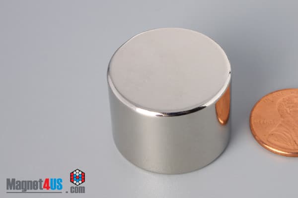 1" dia. x 3/4" N45 Neodymium Disc Magnet - photo 3