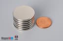 1" dia. x 3/32" N40 Neodymium Disc Magnet - photo 5