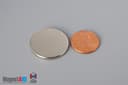 1" dia. x 1/10" N40 Neodymium Disc Magnet - photo 1