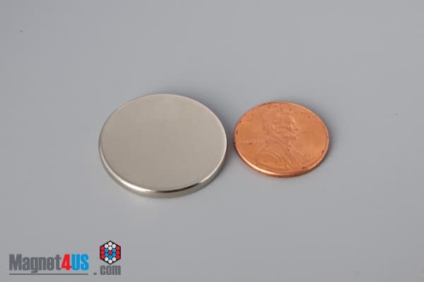 1" dia. x 1/10" N40 Neodymium Disc Magnet