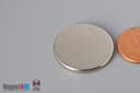 1" dia. x 1/10" N40 Neodymium Disc Magnet - photo 3