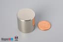 1" dia. x 1" N52 Neodymium Cylinder Magnet - photo 1