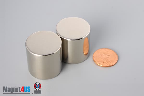 1" dia. x 1" N52 Neodymium Cylinder Magnet - photo 5