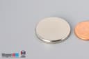 1" dia. x 1/8" N40 Neodymium Disc Magnet - photo 3