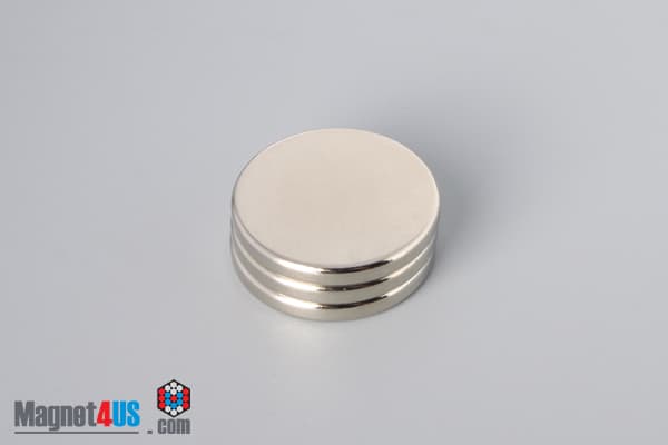 1" dia. x 1/8" N40 Neodymium Disc Magnet - photo 4