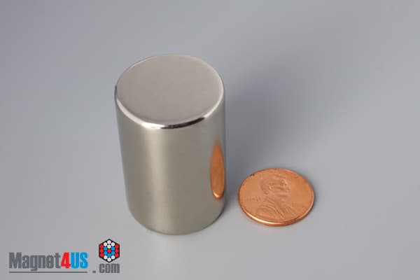1" dia. x 1 1/2" N52 Neodymium Cylinder Magnet