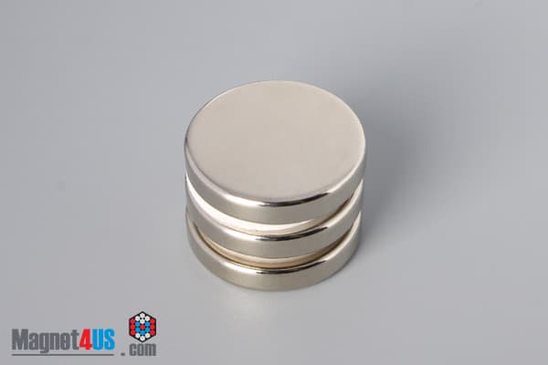 1" dia. x 3/16" N40 Neodymium Disc Magnet - photo 4