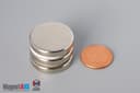 1" dia. x 3/16" N40 Neodymium Disc Magnet - photo 5