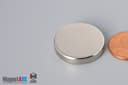 1" dia. x 2/10" N40 Neodymium Disc Magnet - photo 3