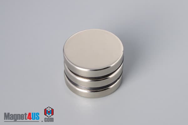 1" dia. x 2/10" N40 Neodymium Disc Magnet - photo 4