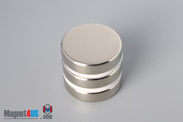 1" dia. x 1/4" N40 Neodymium Disc Magnet - photo 4