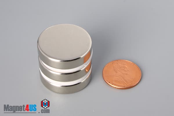 1" dia. x 1/4" N40 Neodymium Disc Magnet - photo 5