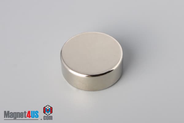 1" dia. x 3/8" N40 Neodymium Disc Magnet - photo 2
