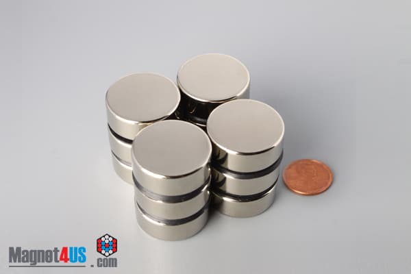 1" dia. x 3/8" N40 Neodymium Disc Magnet - photo 5
