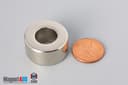 1" od x 1/2" id x 1/2" N45 Neodymium Ring Magnet - photo 1