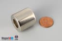 1" od x 1/2" id x 1" N40 Neodymium Ring Magnet - photo 1