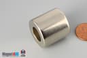1" od x 1/2" id x 1" N40 Neodymium Ring Magnet - photo 3
