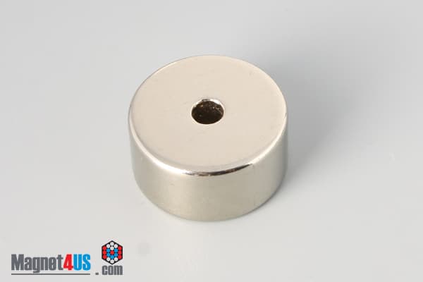 1" od x 3/16" id x 1/2" N45 Neodymium Ring Magnet - photo 2
