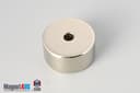 1" od x 3/16" id x 1/2" N45 Neodymium Ring Magnet - photo 2