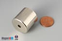 1" od x 3/16" id x 1" N45 Neodymium Ring Magnet - photo 1