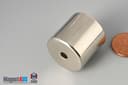 1" od x 3/16" id x 1" N45 Neodymium Ring Magnet - photo 3