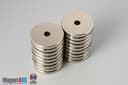 1" od x 3/16" id x 1/8" N40 Neodymium Ring Magnet - photo 4