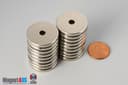 1" od x 3/16" id x 1/8" N40 Neodymium Ring Magnet - photo 5