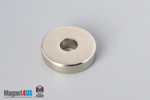 1" od x 5/16" id x 1/4" N42 Neodymium Ring Magnet - photo 2