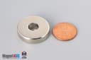 1" od x 5/16" id x 1/4" N42 Neodymium Ring Magnet - photo 1