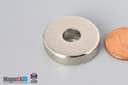1" od x 5/16" id x 1/4" N42 Neodymium Ring Magnet - photo 3
