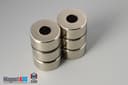 1" od x 3/8" id x 1/2" N40 Neodymium Ring Magnet - photo 4
