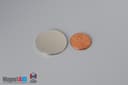 1 1/8" dia. x 1/16" N45 Neodymium Disc Magnet - photo 1